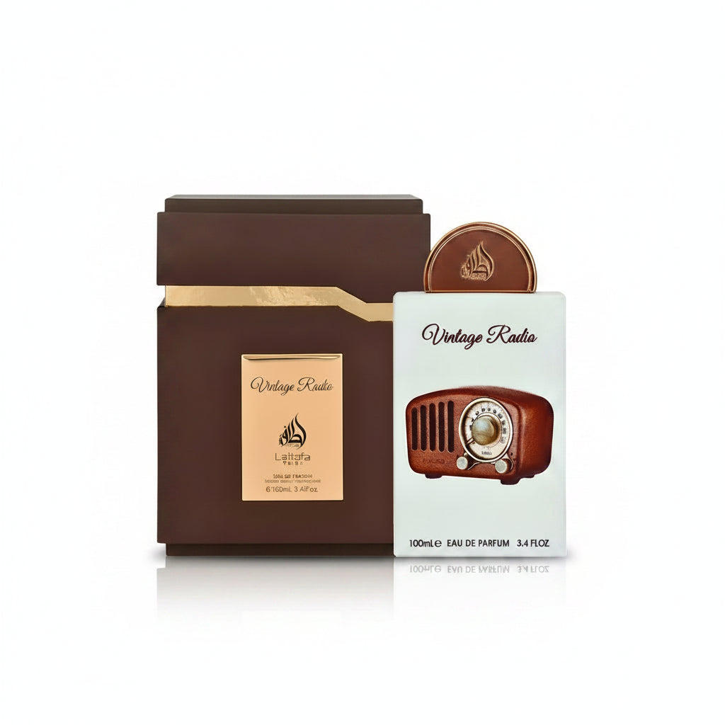 Perfume Lattafa Vintage Radio EDP 100 Ml Unisex